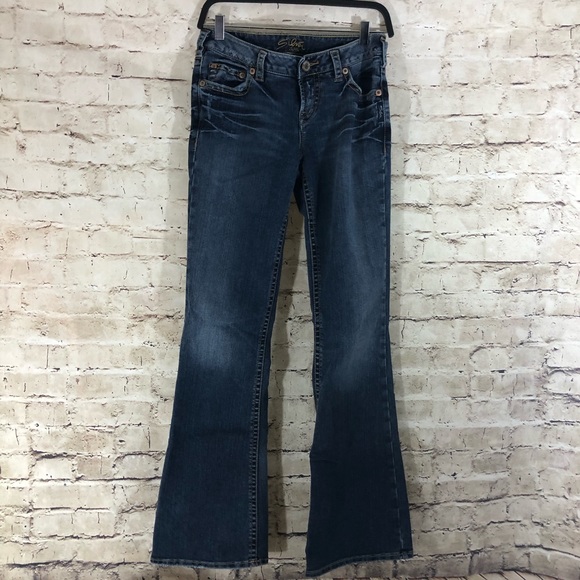 Silver Jeans Denim - Mid rise Medium wash Silver jeans flare size 5